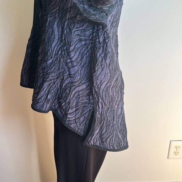 Harubella Handmade Artisan ‎ Button Front Women's Lightweight Blazer Small - Picture 6 of 14